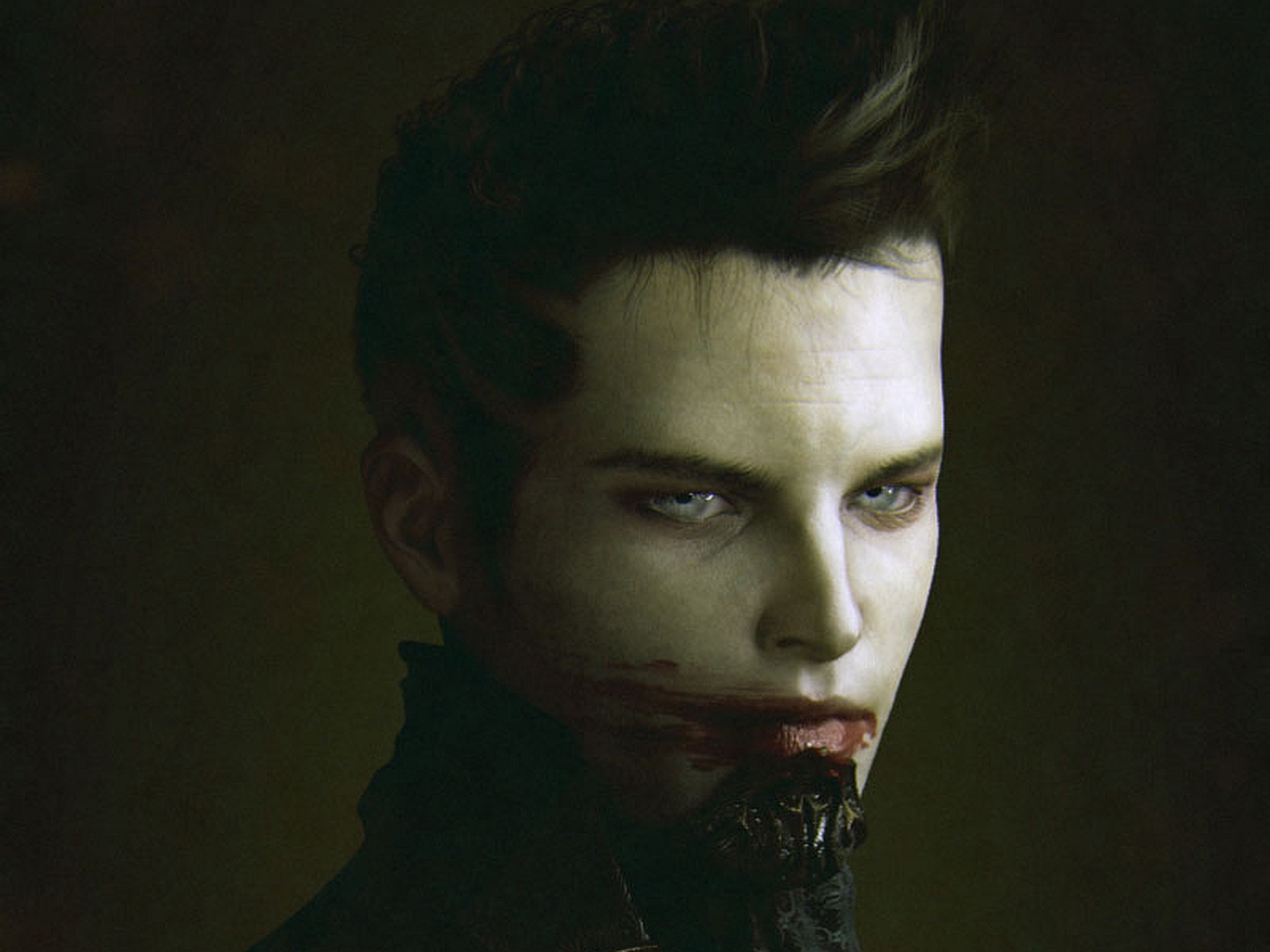 Male Vampire With Short Hair - HD Wallpaper 