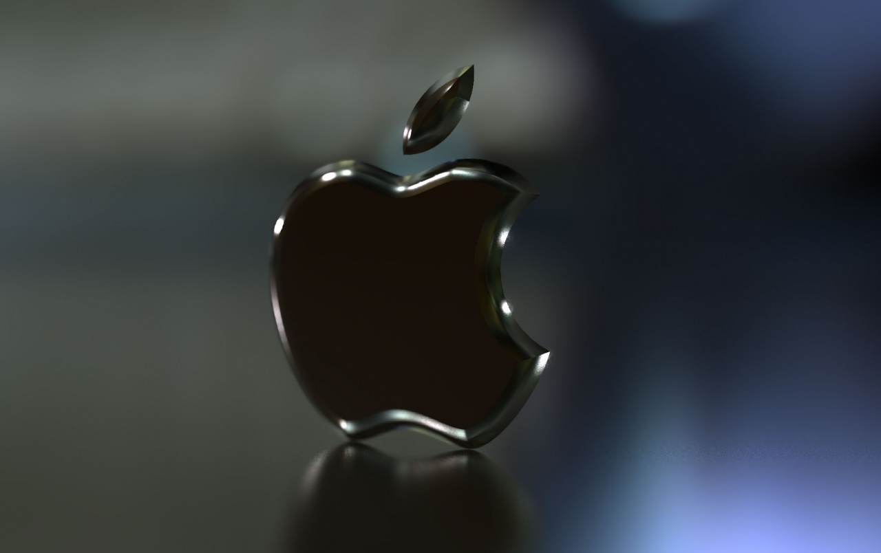 Black Apple Logo Wallpapers - Fondos De Pantalla De Apple - HD Wallpaper 