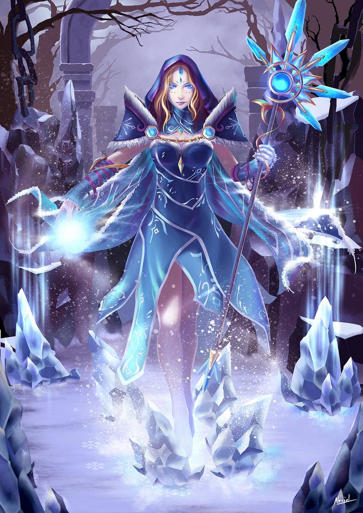 Crystal Maiden - HD Wallpaper 