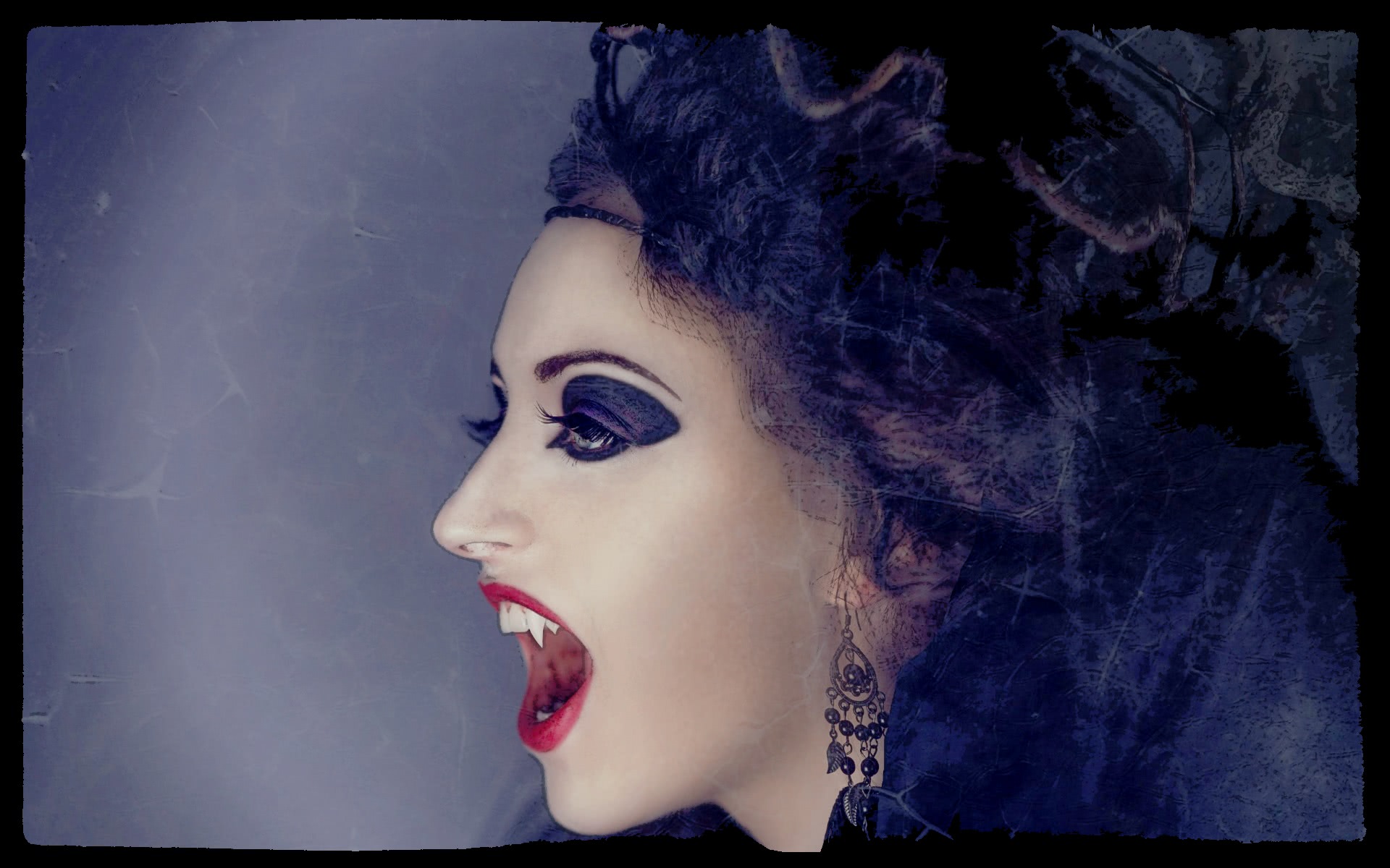 Vampire Girl - Girl - HD Wallpaper 