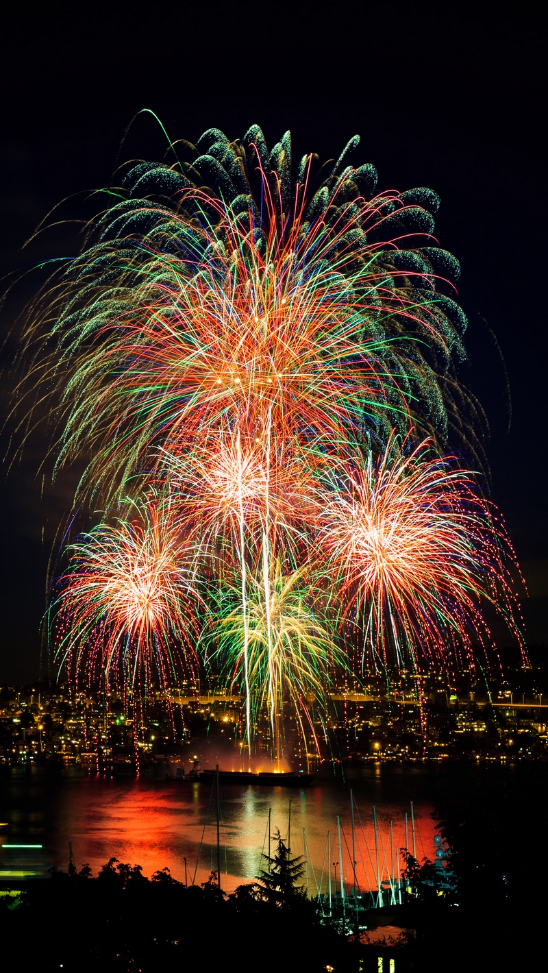 Wallpaper Salute, Fireworks, Night City, City Lights, - Background Diwali City Light - HD Wallpaper 