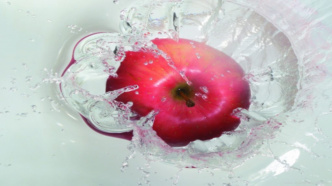 Red Apple Fruit Wallpaper Hd - HD Wallpaper 