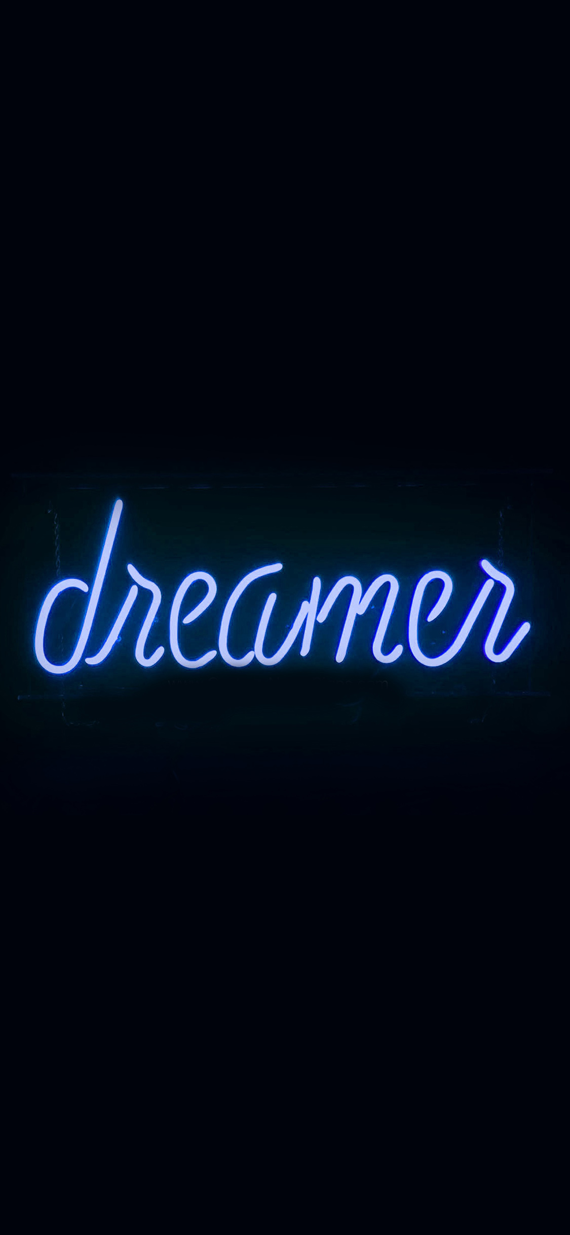 Com Apple Iphone Wallpaper Ay57 Dreamers Neon Sign - Neon Sign - HD Wallpaper 