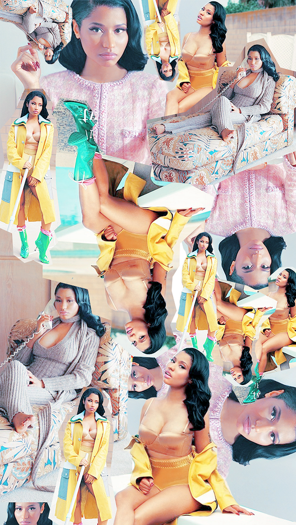 Iphone Wallpaper Nicki Minaj Collage - HD Wallpaper 