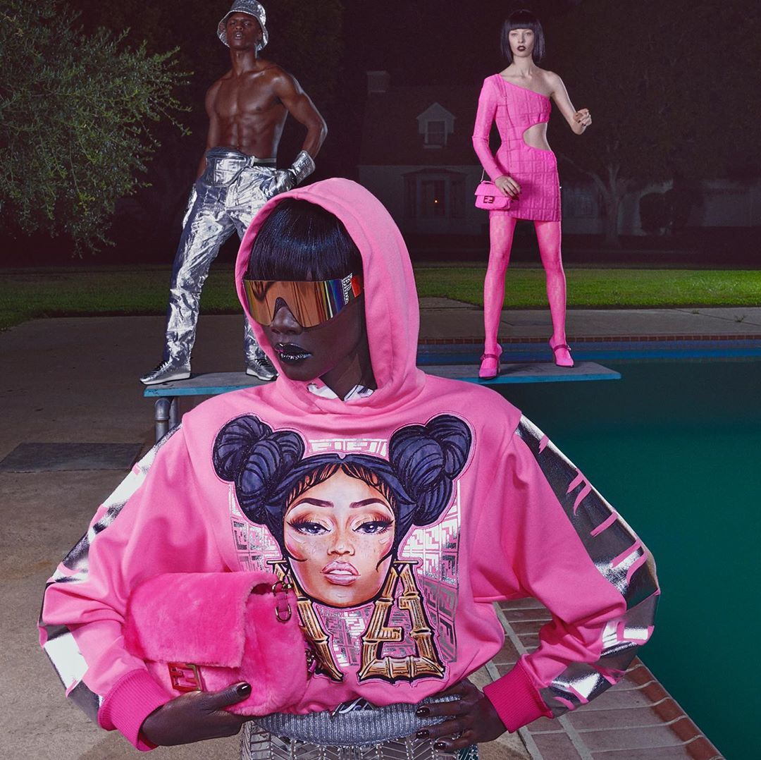 Nicki Minaj Revealed The News During The Launch Of - Fendi X Nicki Minaj - HD Wallpaper 