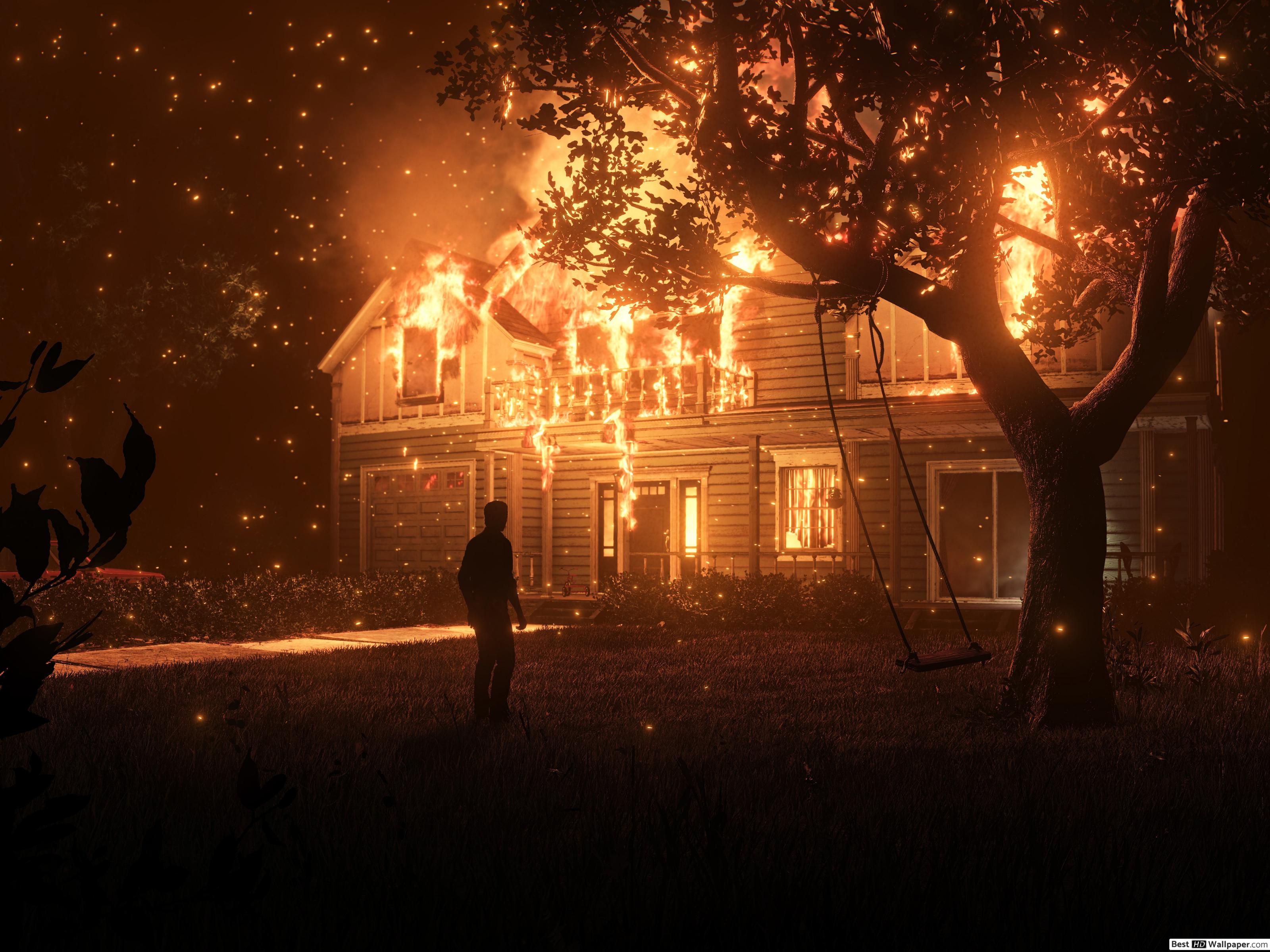 Evil Within 2 House On Fire - HD Wallpaper 