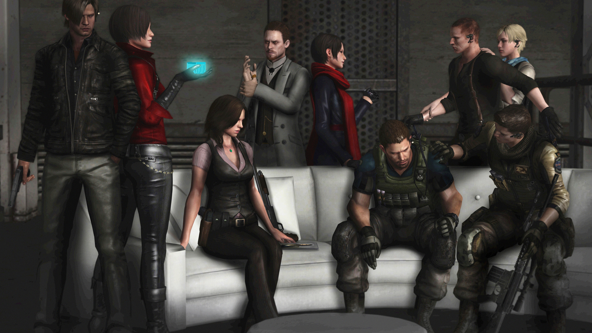 Resident Evil Ada Wong And Leon - HD Wallpaper 