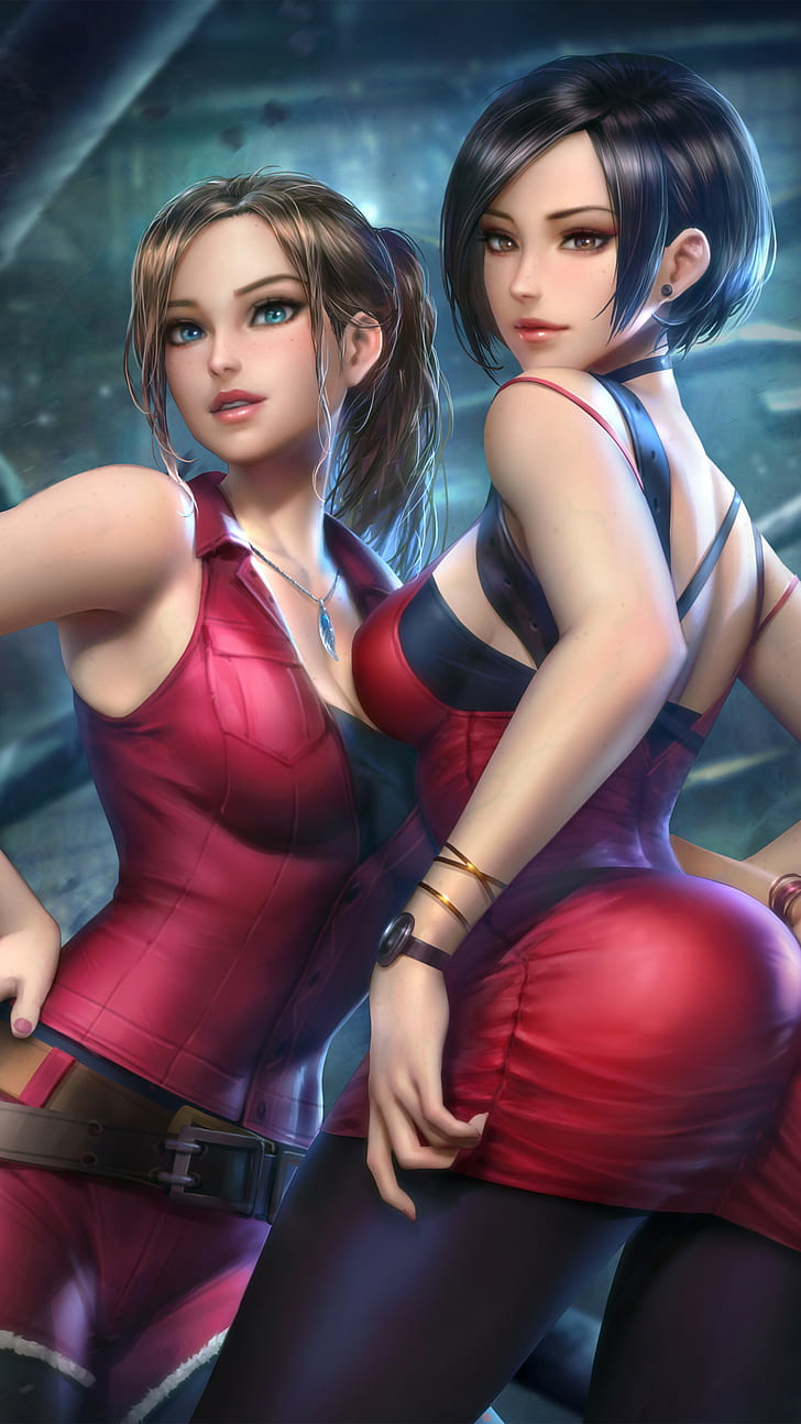 Ada Wong, Claire Redfield, Resident Evil, Resident - Claire Redfield X Ada Wong - HD Wallpaper 