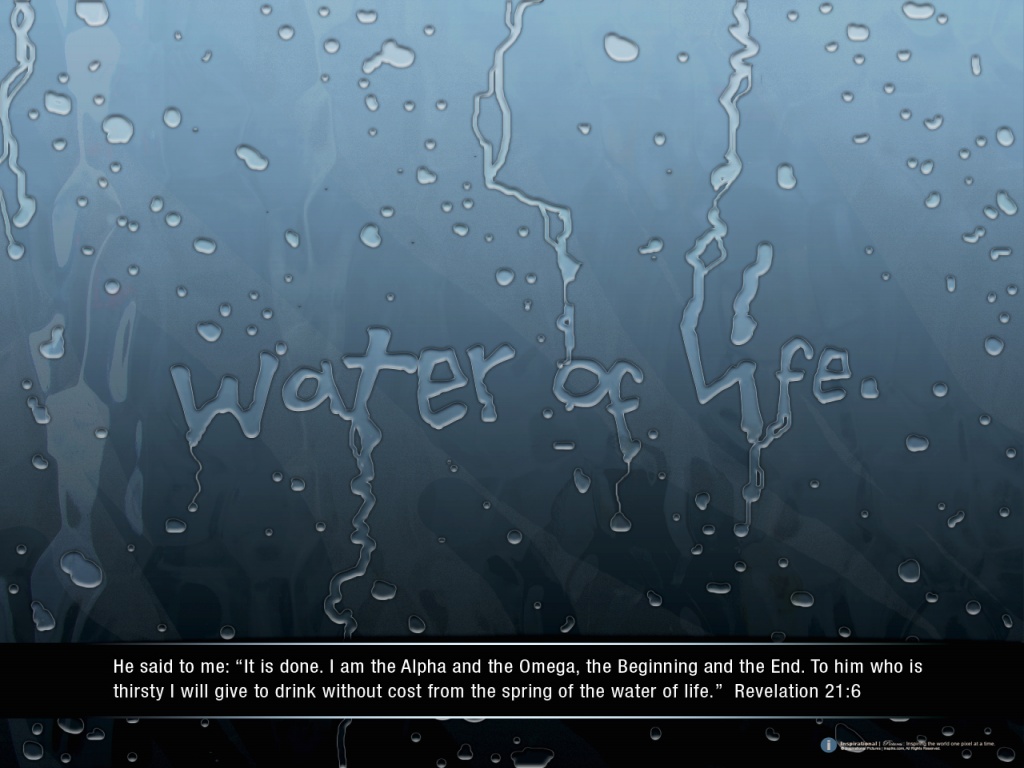 6 Christian Wallpaper Free Download - Water Of Life - HD Wallpaper 
