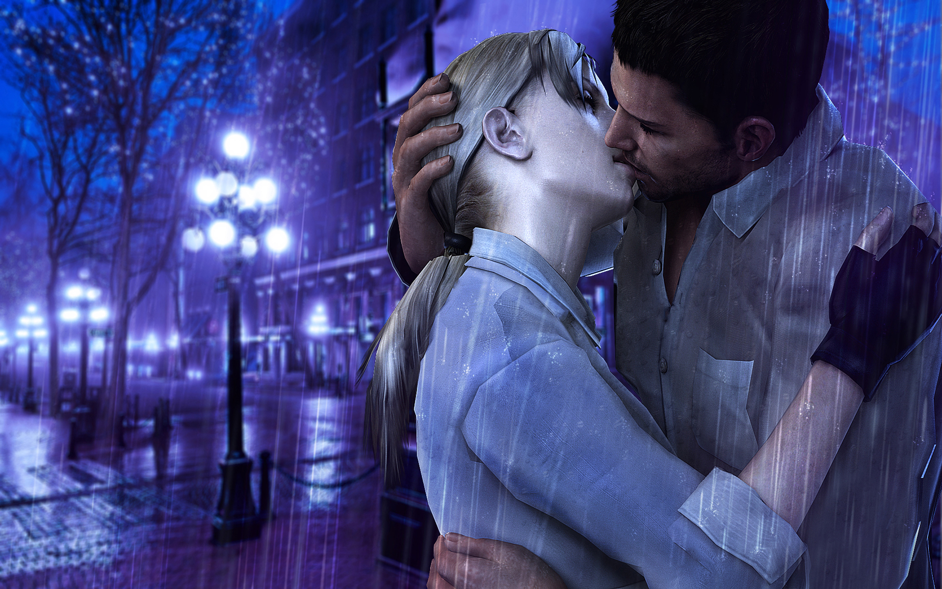 Jill Valentine X Chris Redfield - HD Wallpaper 