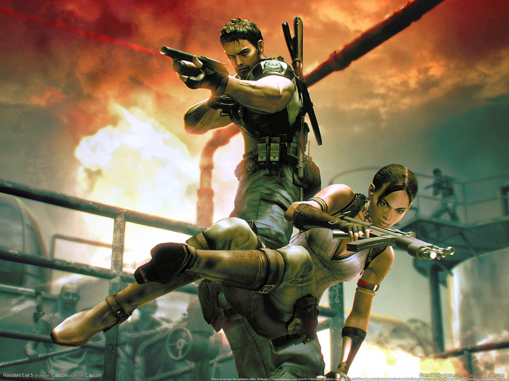Resident Evil 5 Art - HD Wallpaper 