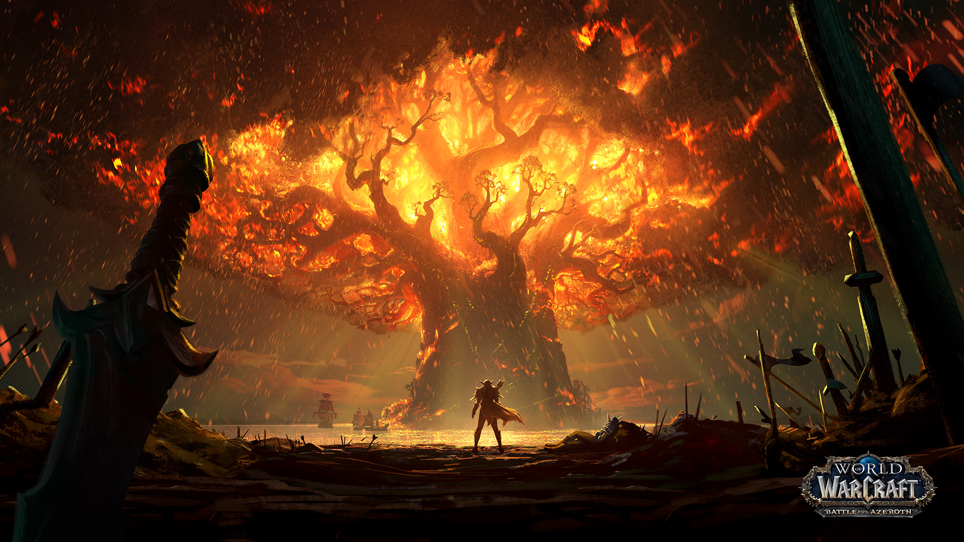 Warcraft Battle For Azeroth World Of Warcraft - HD Wallpaper 