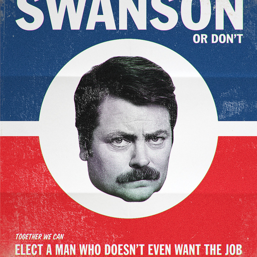 Ron Swanson Wallpaper For Ipad - Ron Swanson For President 2020 - HD Wallpaper 