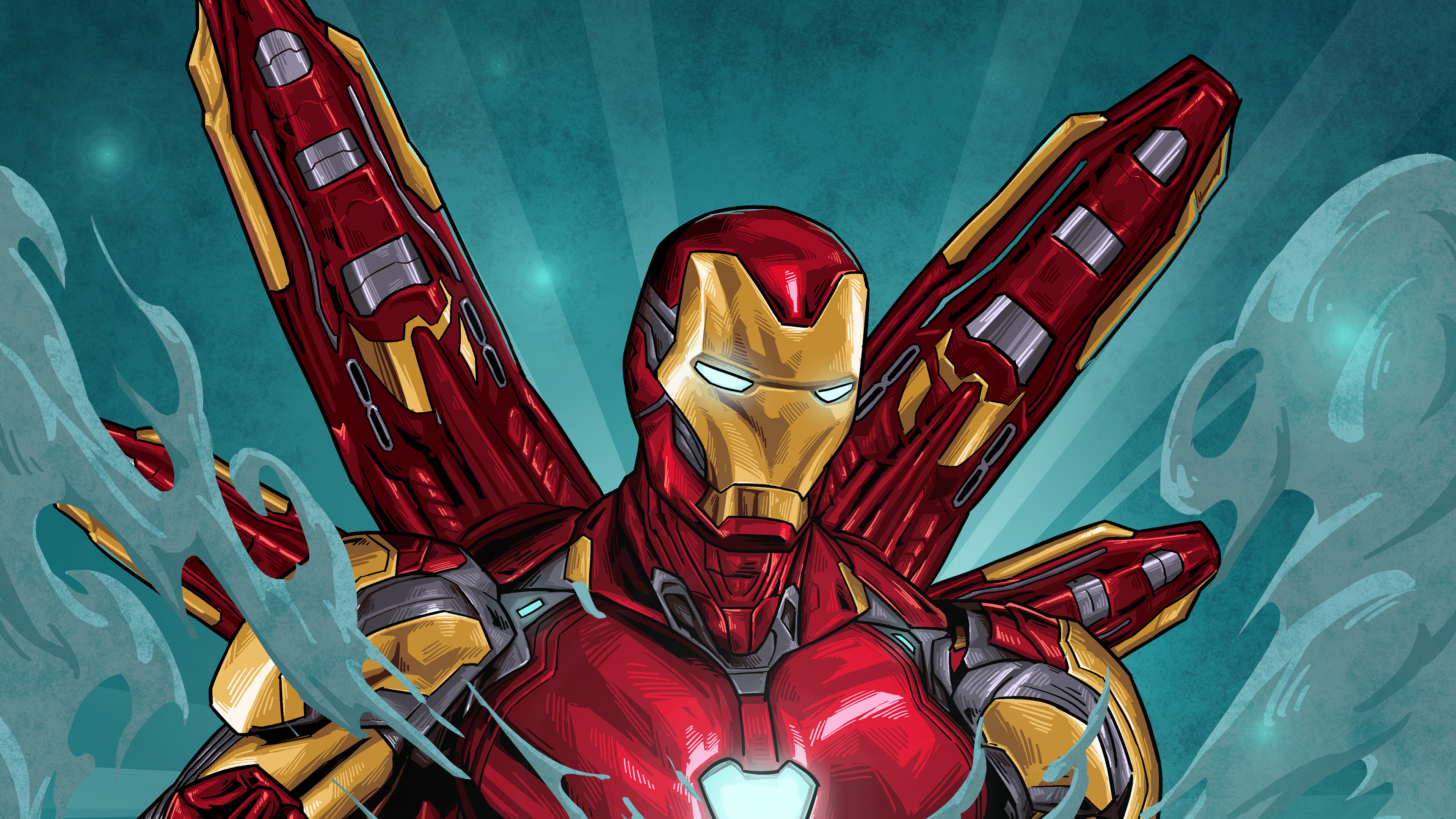 Full Hd Iron Man - HD Wallpaper 