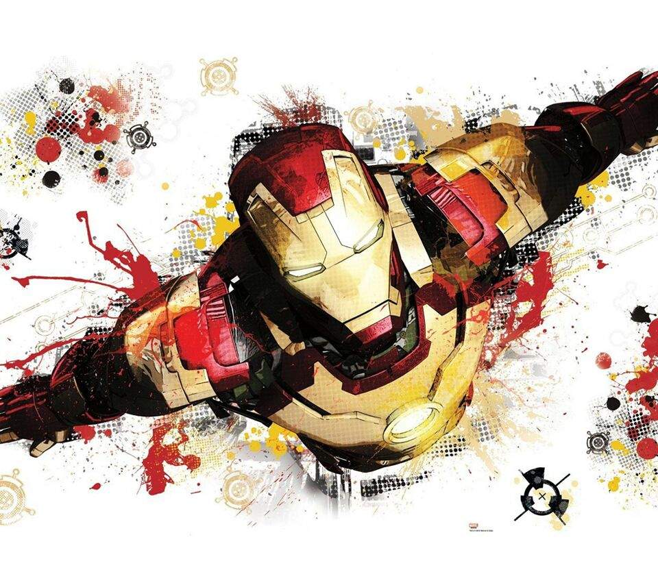 Iron Man Paint Art - HD Wallpaper 