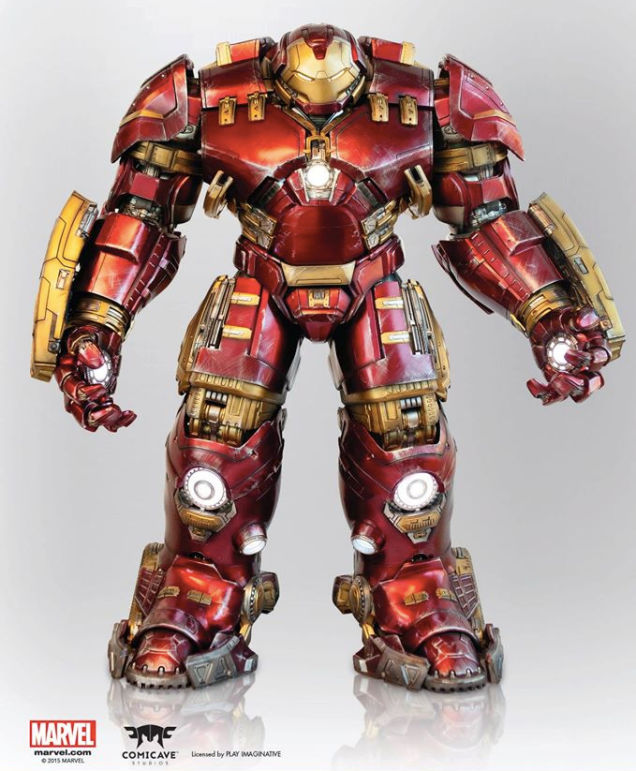 This Fourfoot Tall Animated Iron Man Hulkbuster Figure - Best Action Figure Marvel - HD Wallpaper 