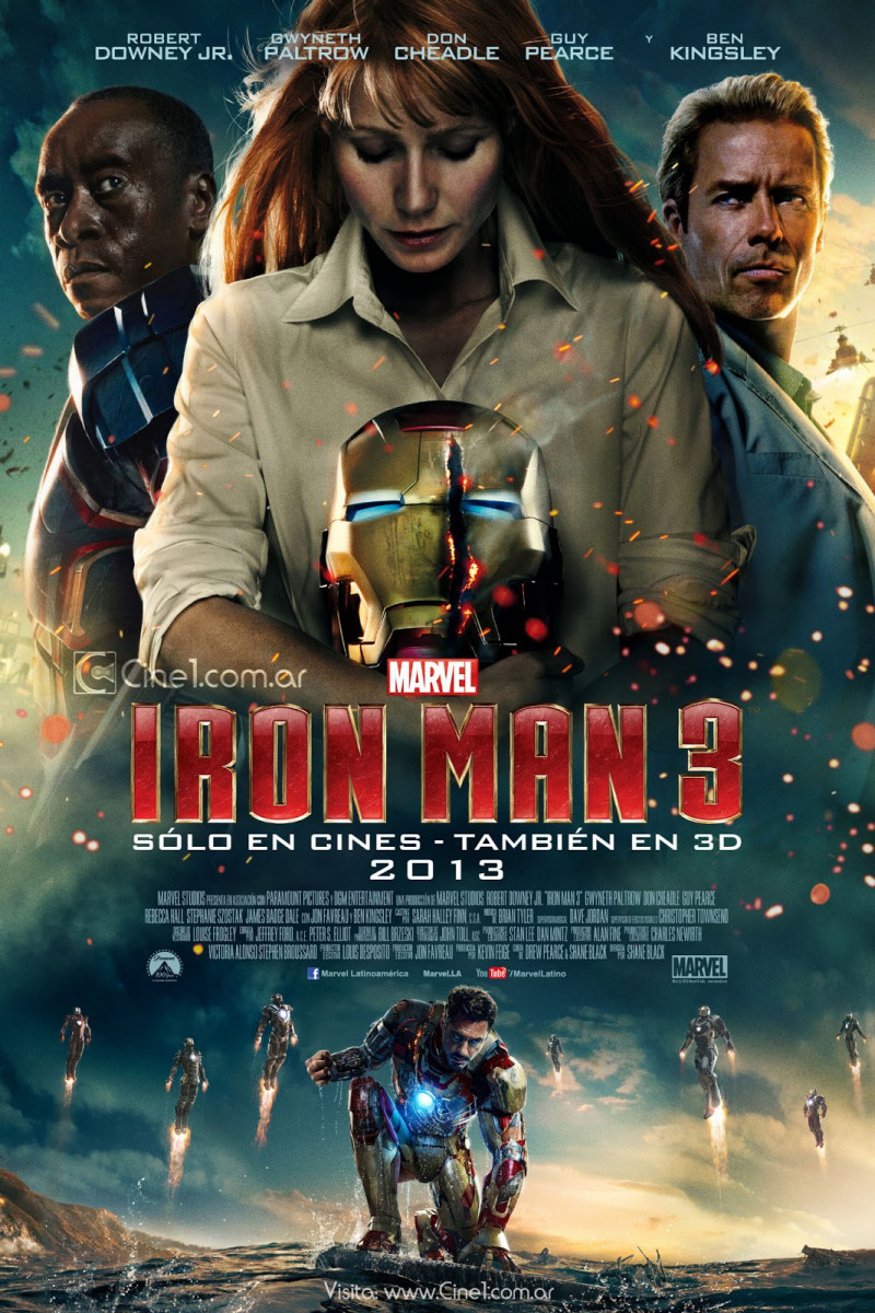 Pic - Iron Man 3 2013 Poster - HD Wallpaper 