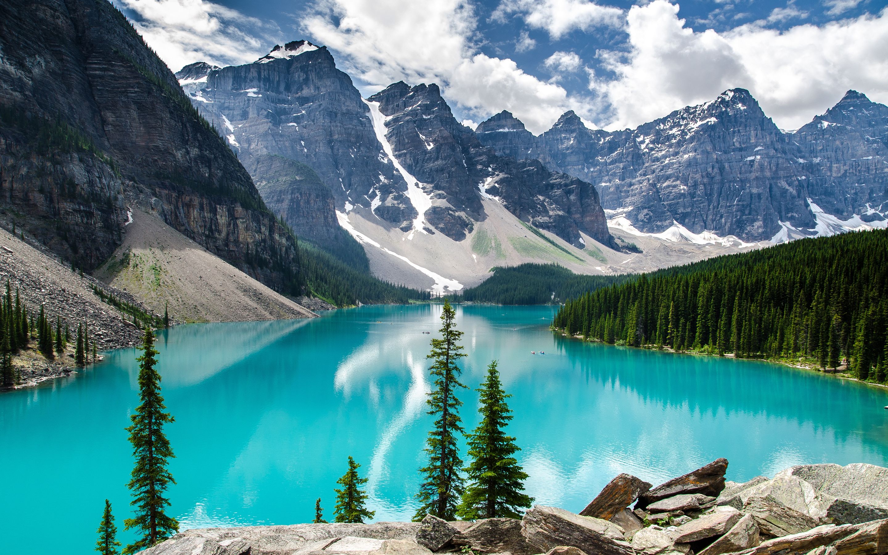 Moraine Lake - HD Wallpaper 