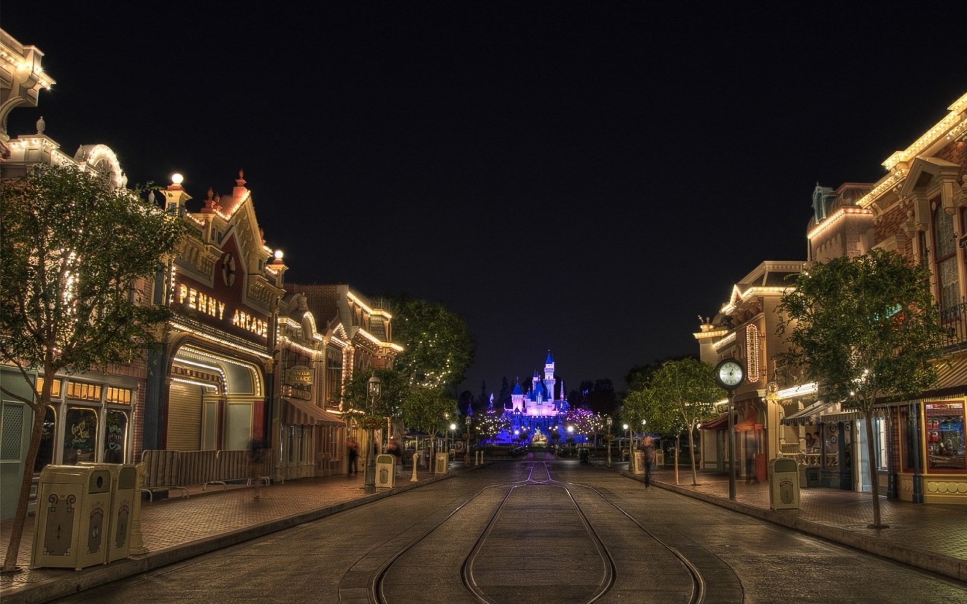 Amusement Park Wallpaper Iphone - HD Wallpaper 