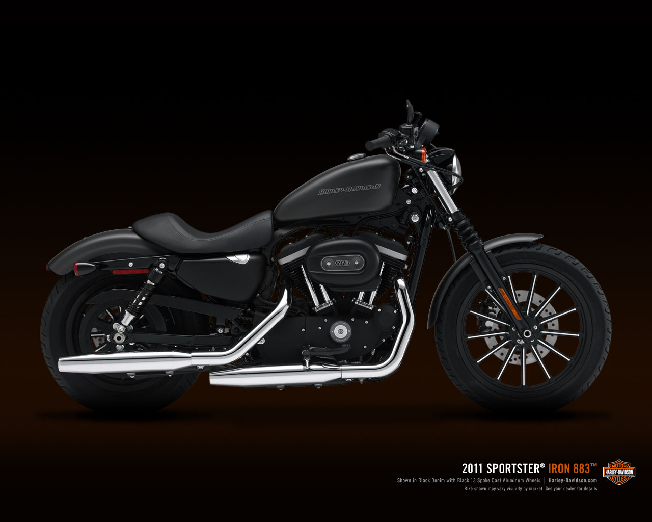 Harley-davidson Sportster 883 - Harley Davidson Yellow Colour - HD Wallpaper 