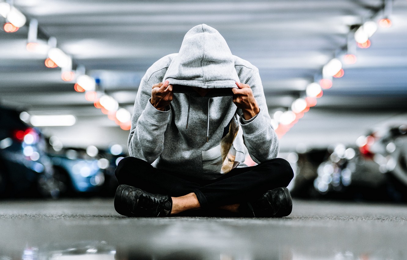 Photo Wallpaper Cars, Man, Mood, Loneliness, Men, Bokeh, - Man Blur Wallpaper Hd - HD Wallpaper 