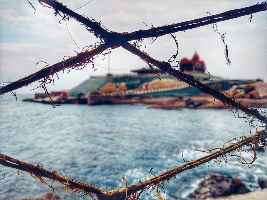 India, Kanyakumari, Locked, Sea, Ocean, Travel, Culture, - Sea - HD Wallpaper 