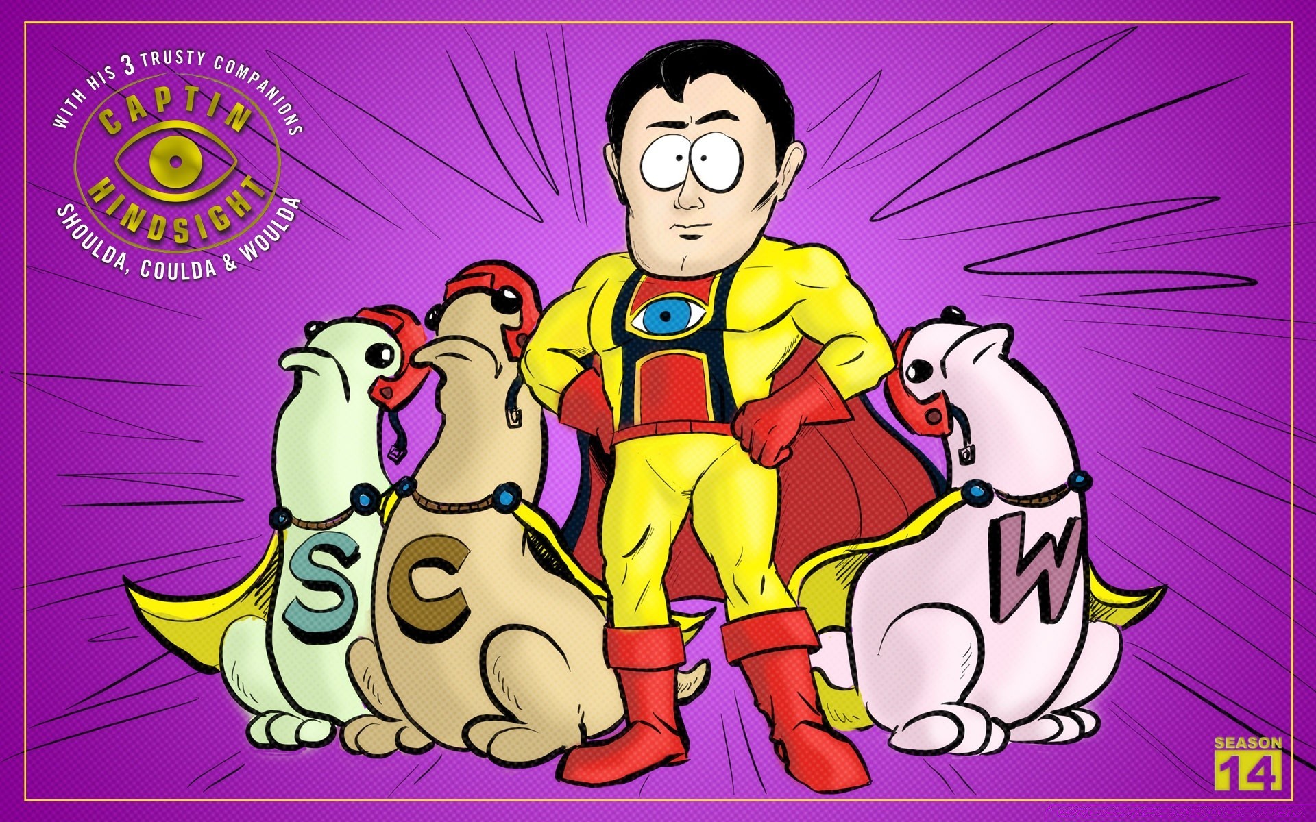South Park Illustration Sketch Vector Art Graphic Amusing - Captain Hindsight - HD Wallpaper 