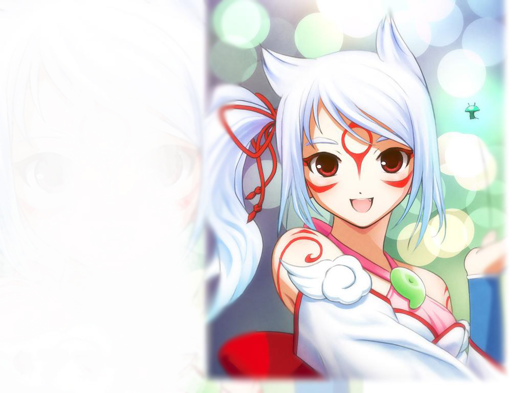 Japan Anime Wolf Girl - HD Wallpaper 