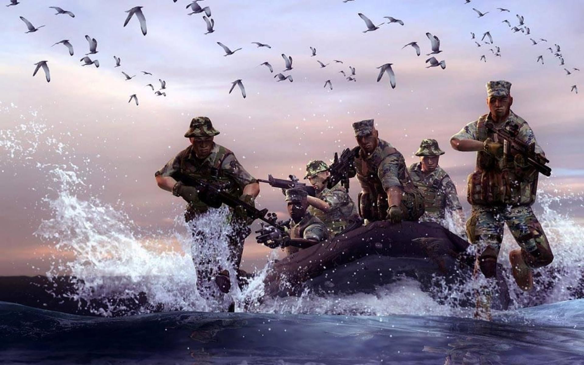 Marine Wallpaper Hd - HD Wallpaper 