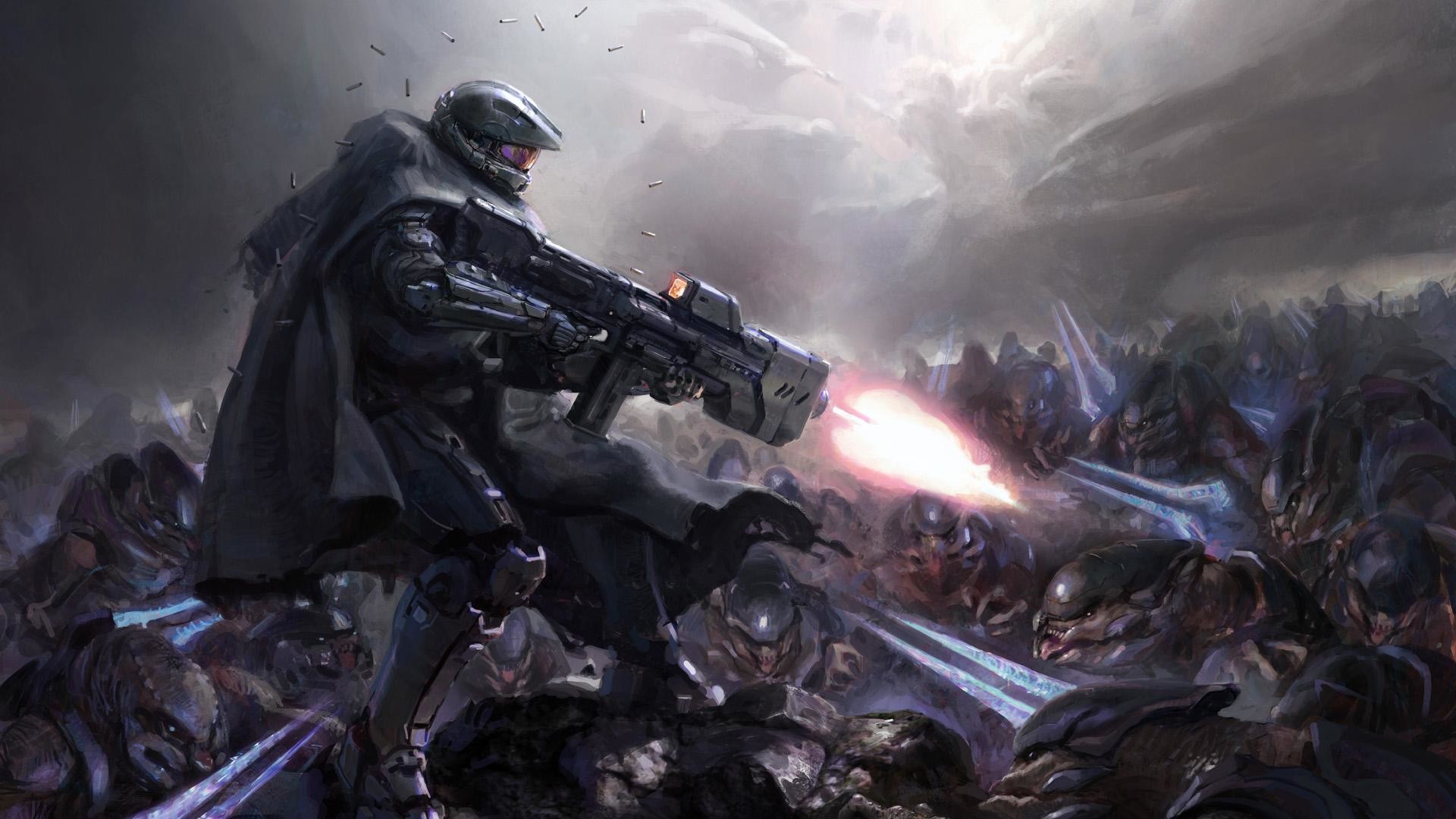 Halo 5 Wallpapers , Pictures 
 Data Src Large Halo - Master Chief Halo 5 Concept Art - HD Wallpaper 