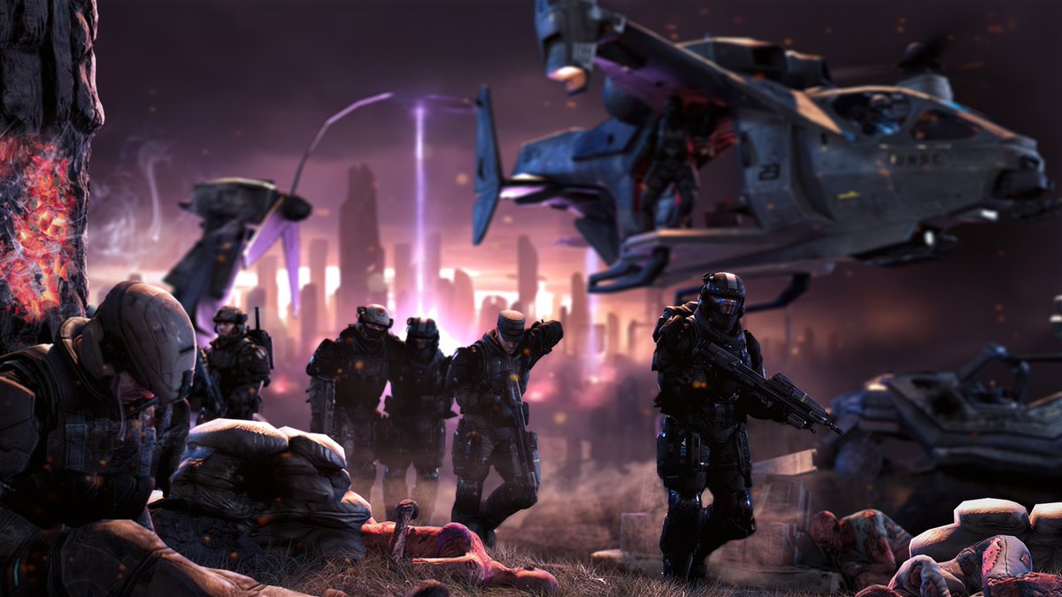 Halo Odst Fan Art - HD Wallpaper 