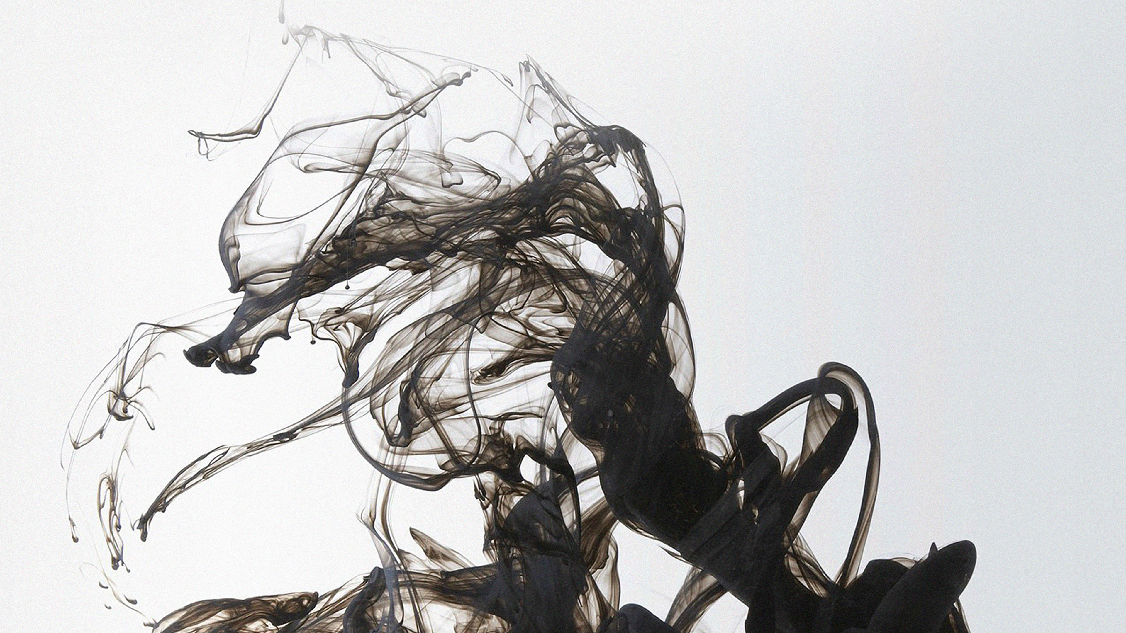 Black Smoke Art - HD Wallpaper 