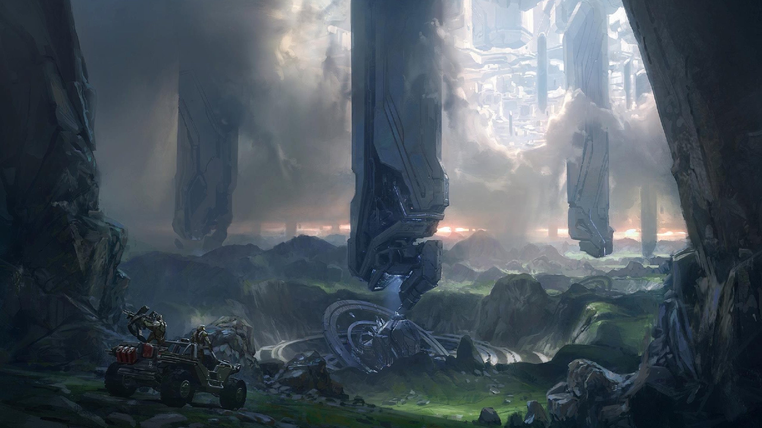 Halo Background 4k - HD Wallpaper 