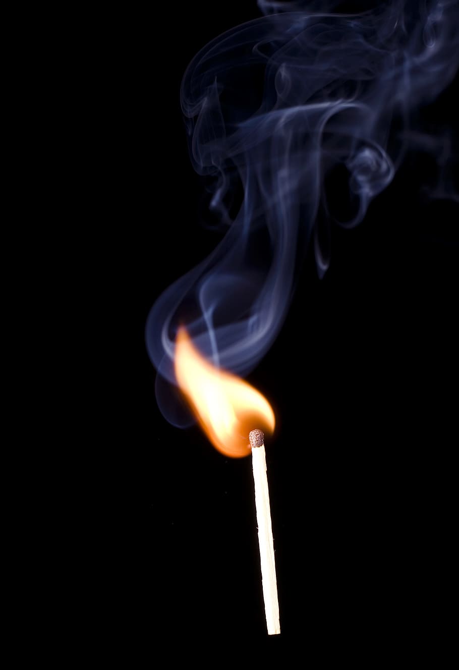 Abstract, Black, Bright, Burn, Closeup, Dark, Detail, - Smoke - HD Wallpaper 