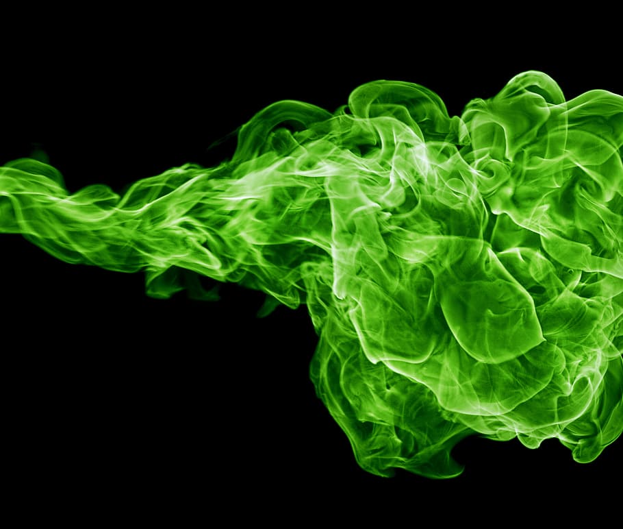 Fire Ball Explosion Green - HD Wallpaper 