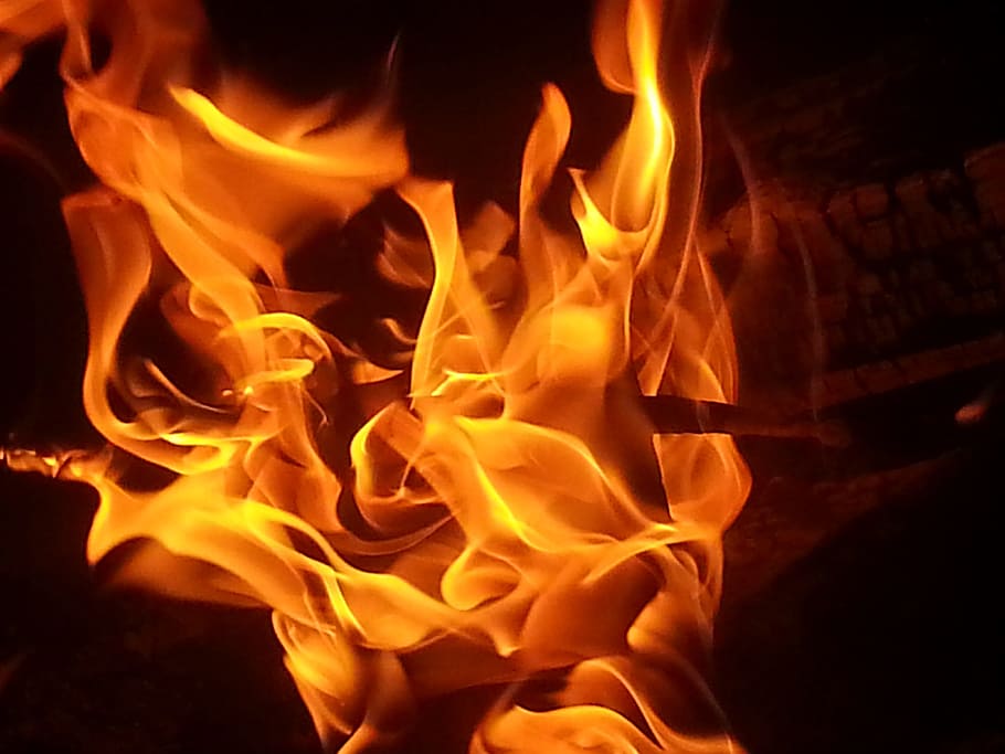 Fire Digital Wallpaper, Fire, Flame, Burning, Heat, - Burning Fire Hd - HD Wallpaper 