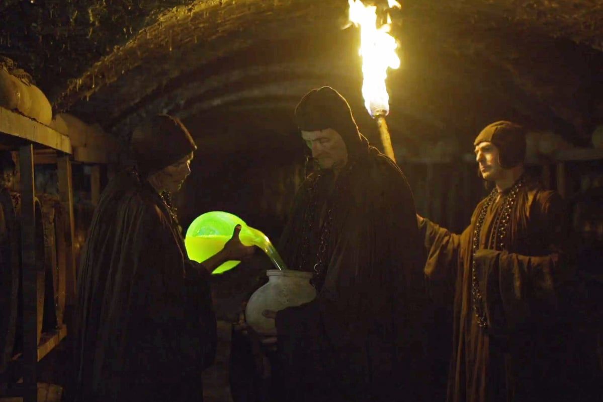 Kings Landing Fire Green - HD Wallpaper 