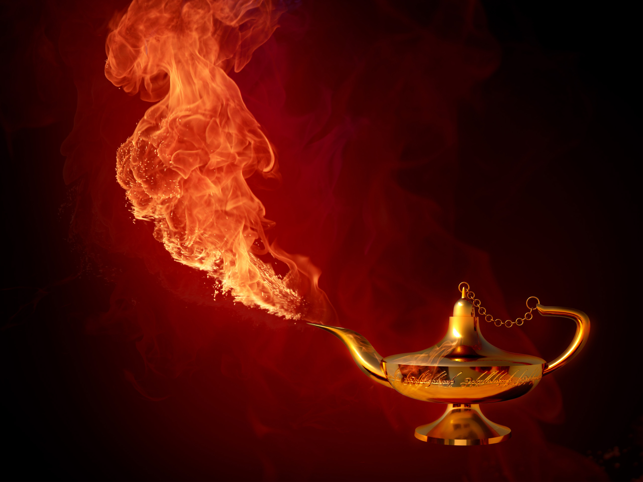 Aladdin Fire - HD Wallpaper 