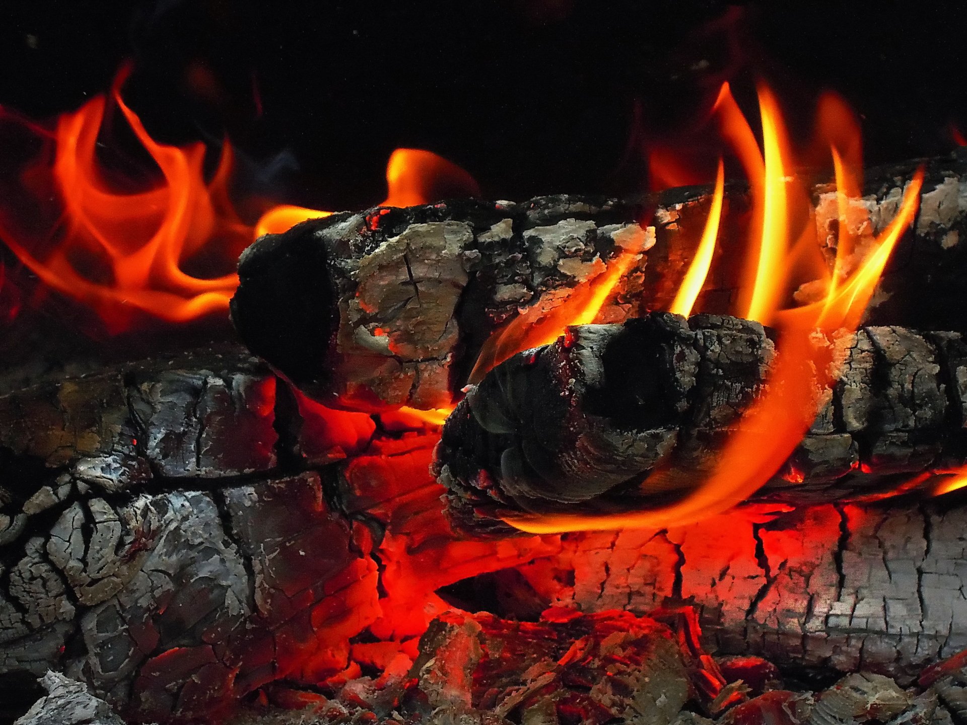 Coal Fire Hd - HD Wallpaper 