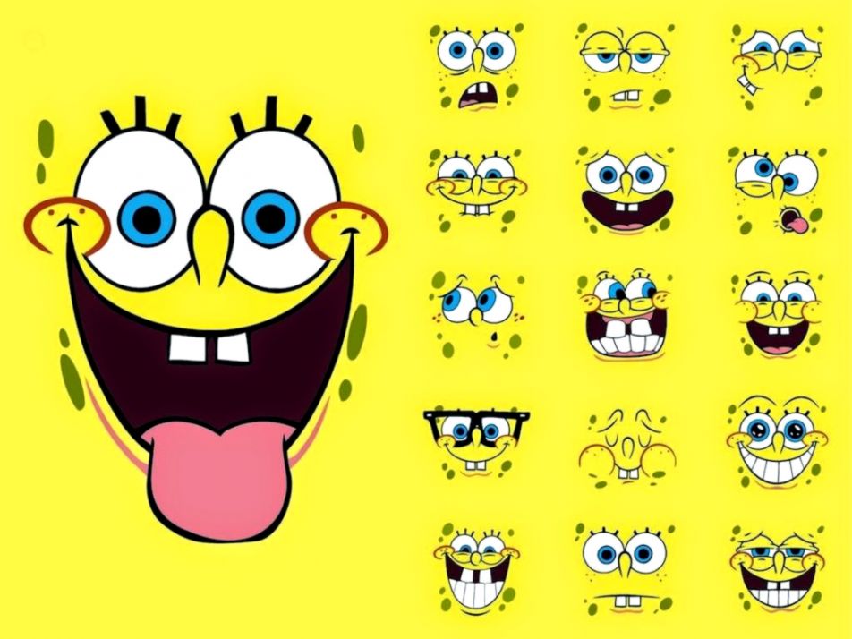 Cute Spongebob Wallpapers Group - Spongebob Vector - HD Wallpaper 