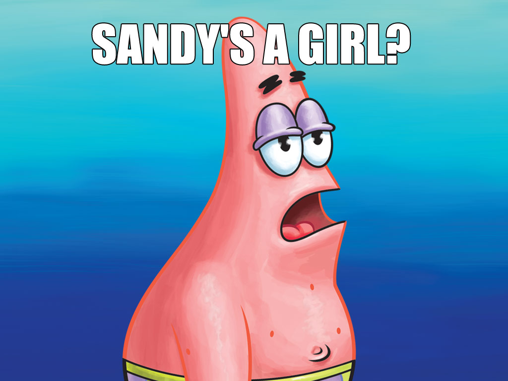 Funny Spongebob And Patrick Background 1 Hd Wallpapers - Sandys A Girl Spongebob - HD Wallpaper 