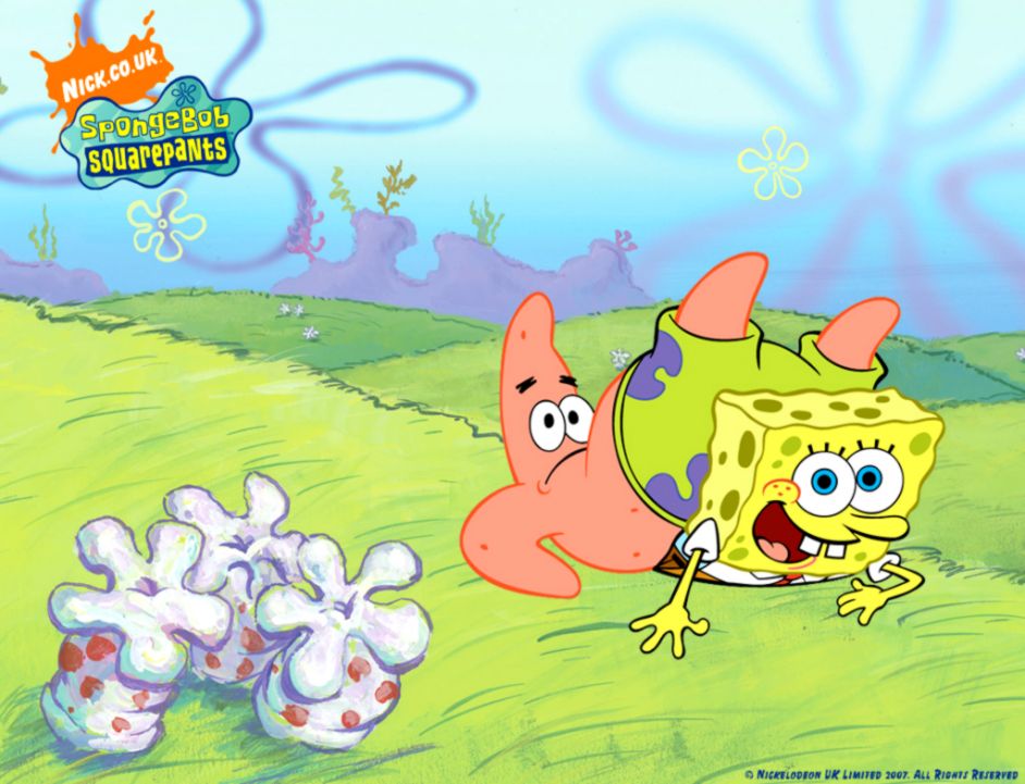Hasil Penelusuran Gambar Google Untuk Shows - Spongebob Vs Natsu - HD Wallpaper 