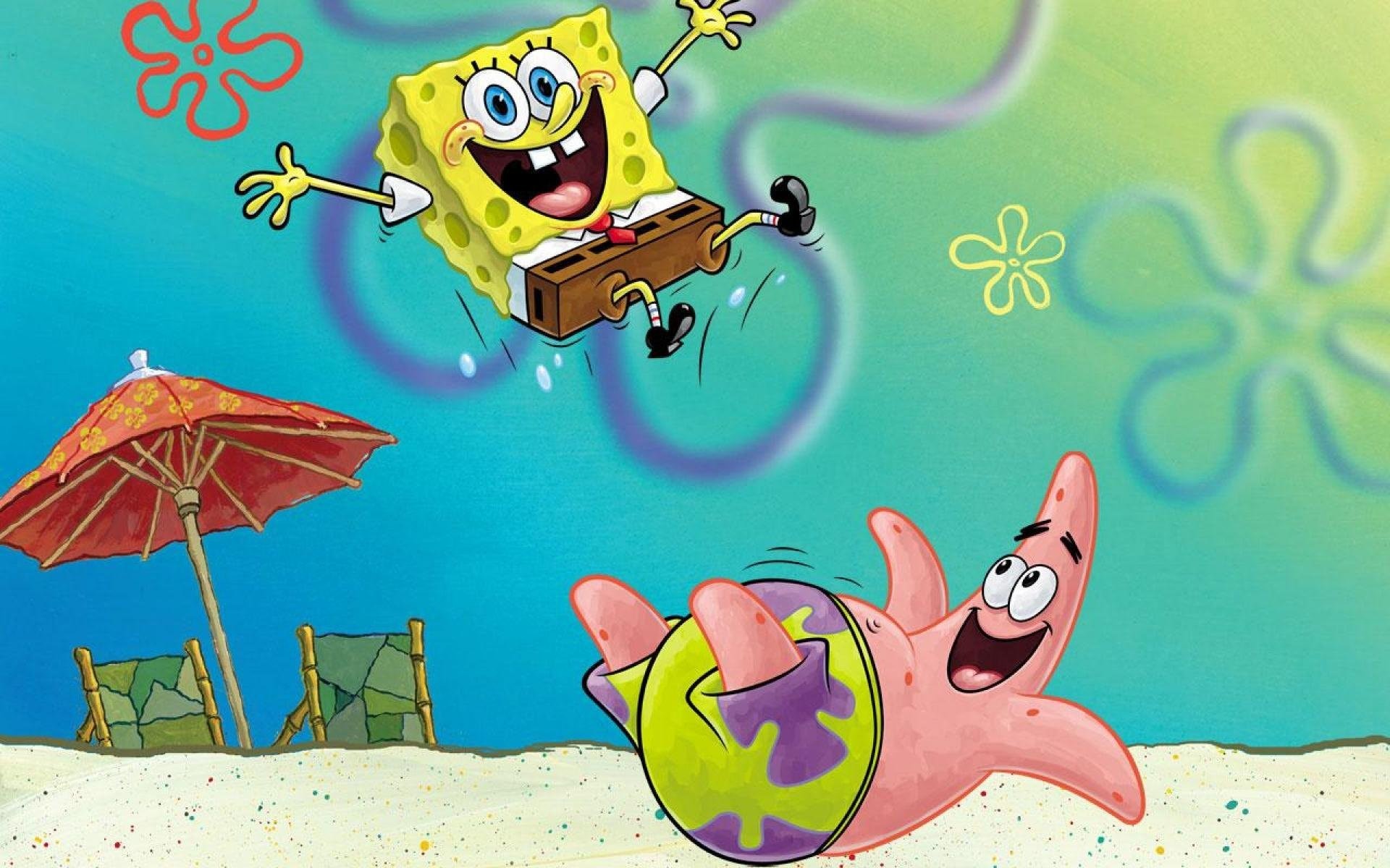 Spongebob Squarepants Cartoon Family Animation Wallpaper - Spongebob And Patrick Background - HD Wallpaper 