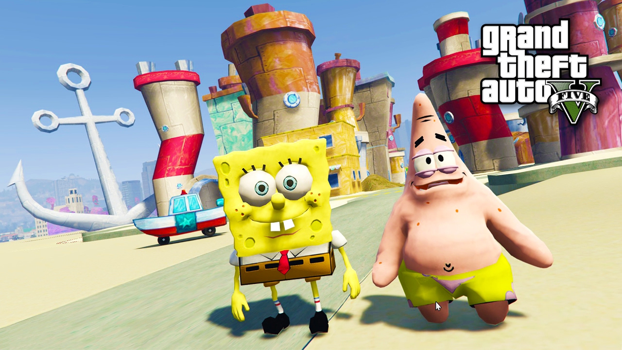 Gta 5 Spongebob - HD Wallpaper 