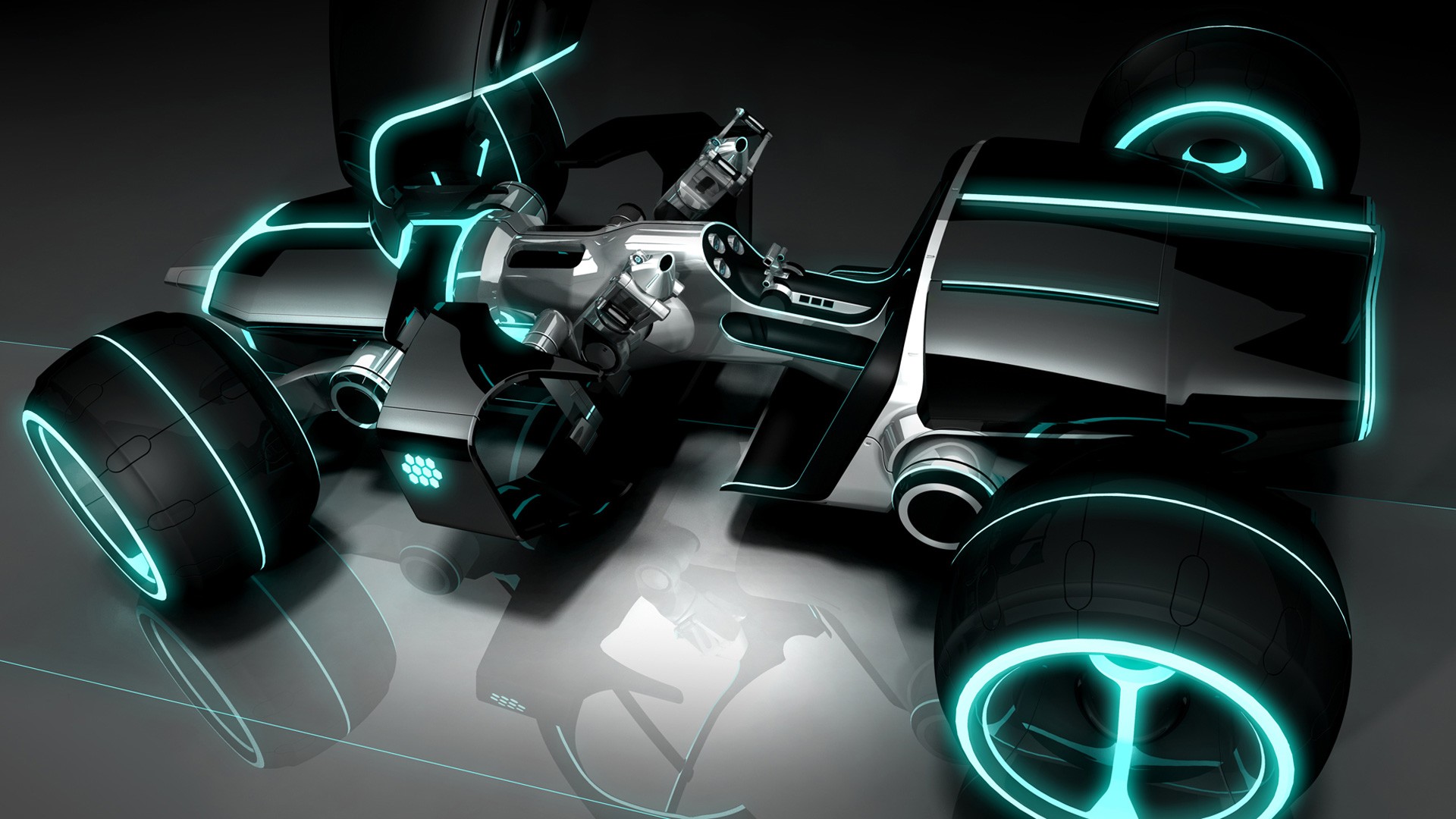 Tron Legacy Light Car - HD Wallpaper 