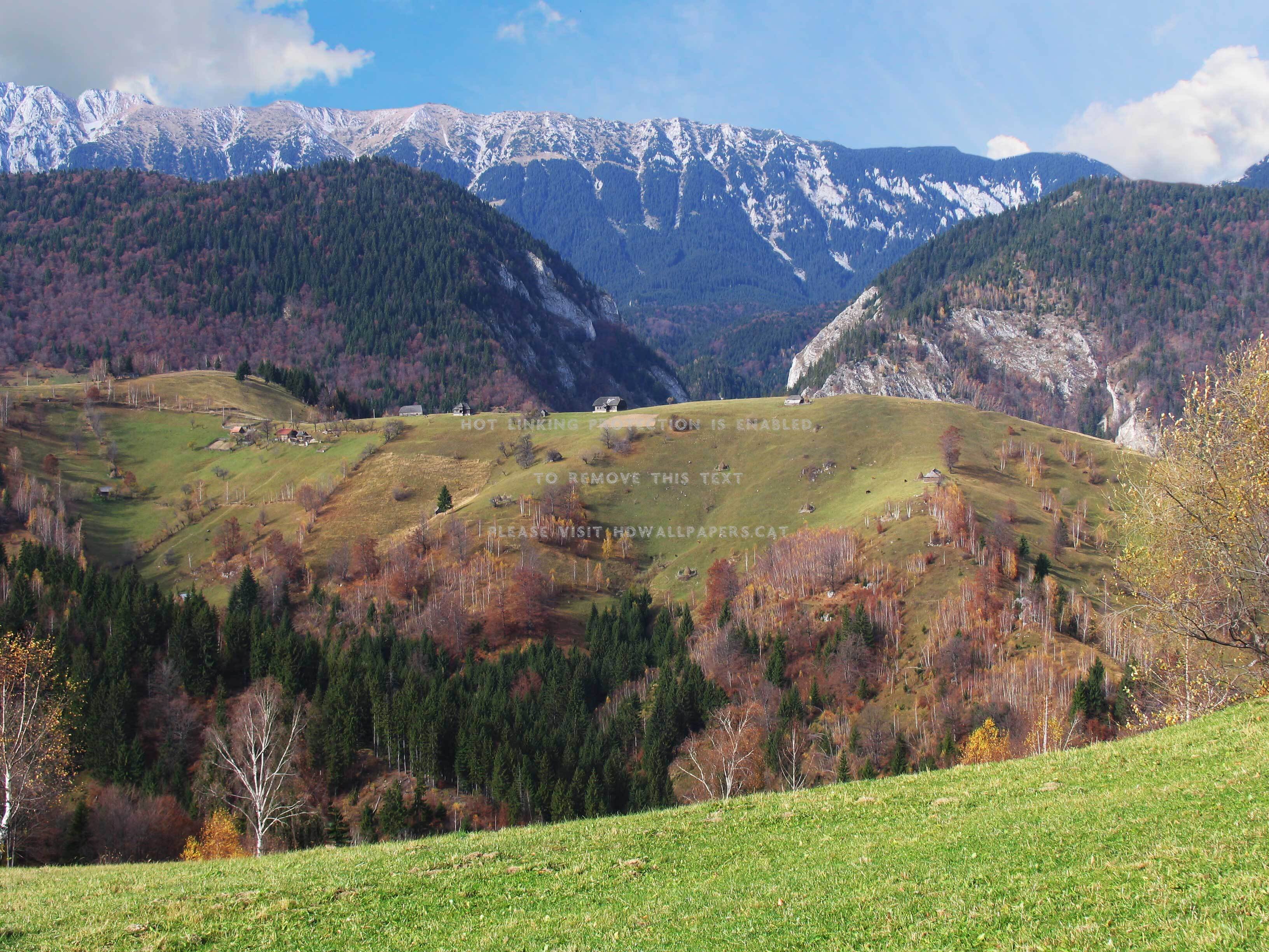 Immer Wieder Gerne Mountain Herbst Berge - Valley - HD Wallpaper 