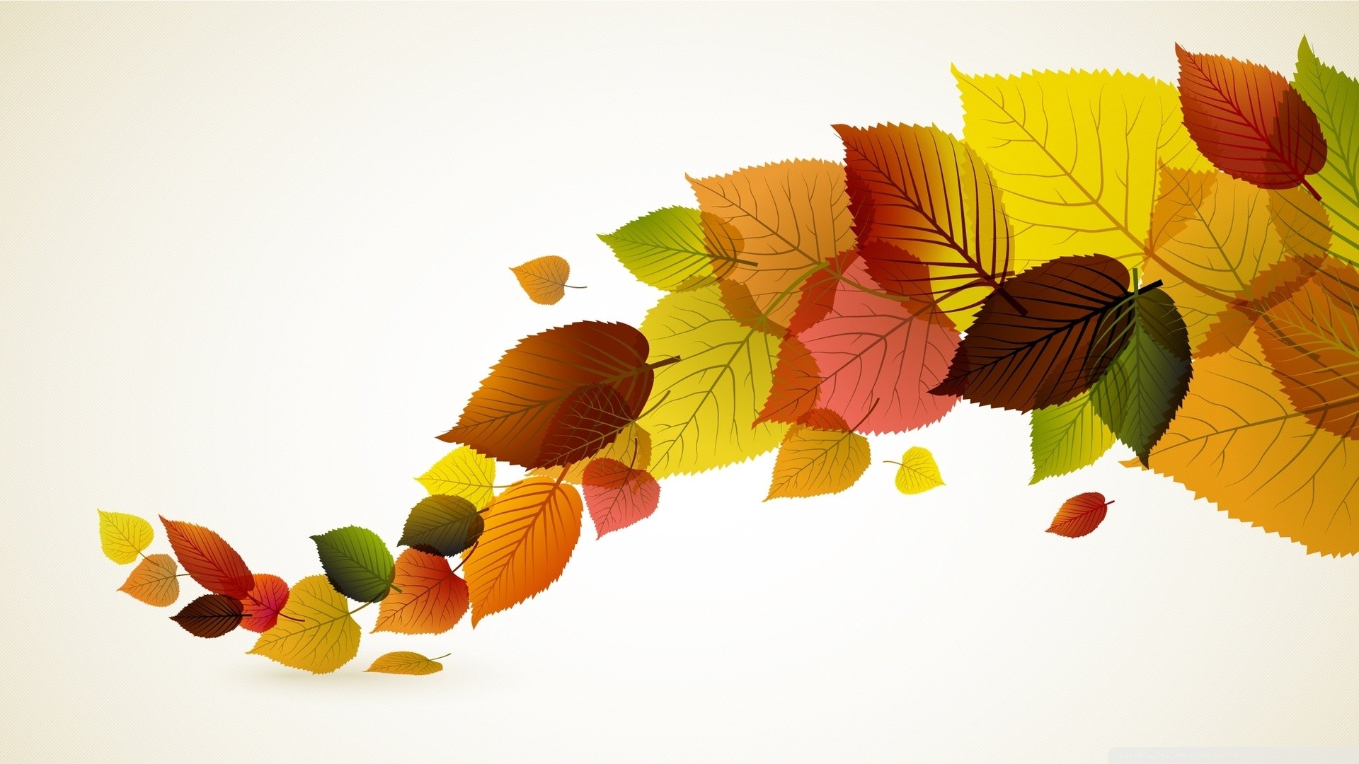 Autumn Leaves Background Hd - HD Wallpaper 