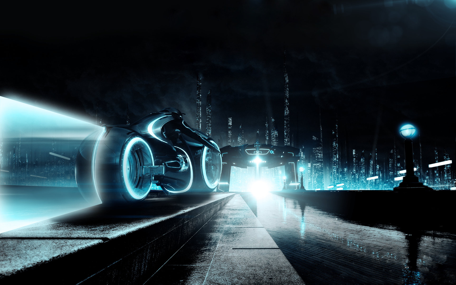 Tron City Wallpaper Hd - HD Wallpaper 