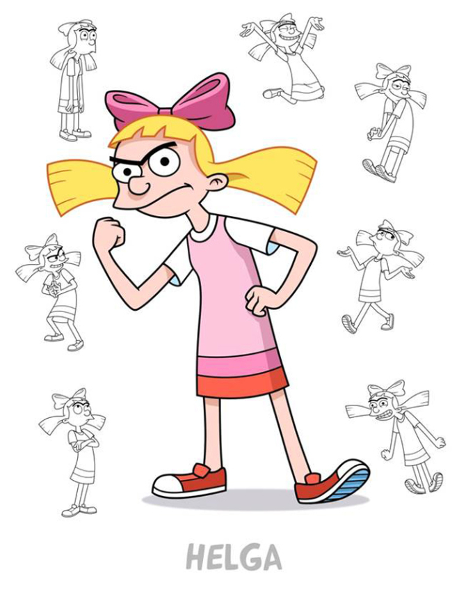 High Resolution Wallpaper - Helga From Hey Arnold - HD Wallpaper 