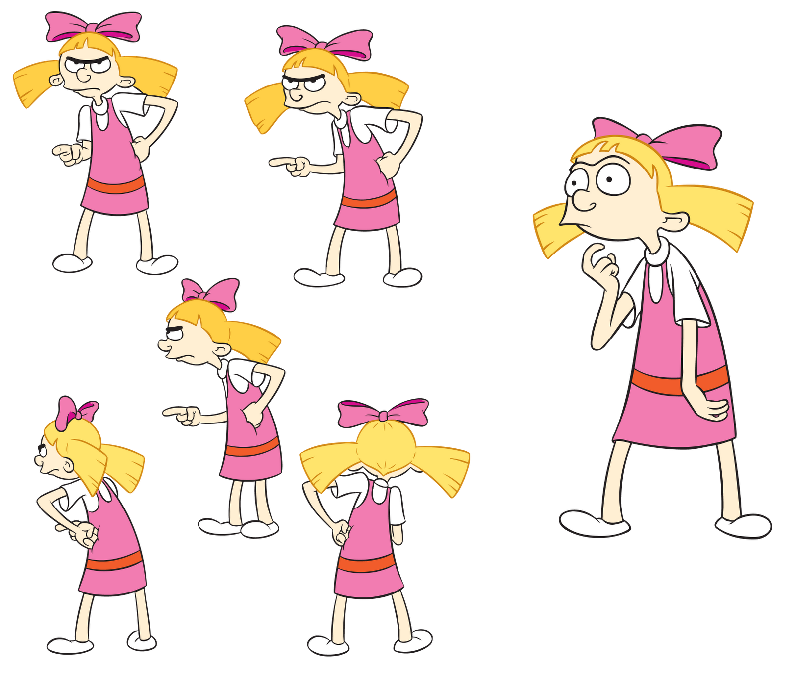 Hey Arnold Helga Transparaent - HD Wallpaper 